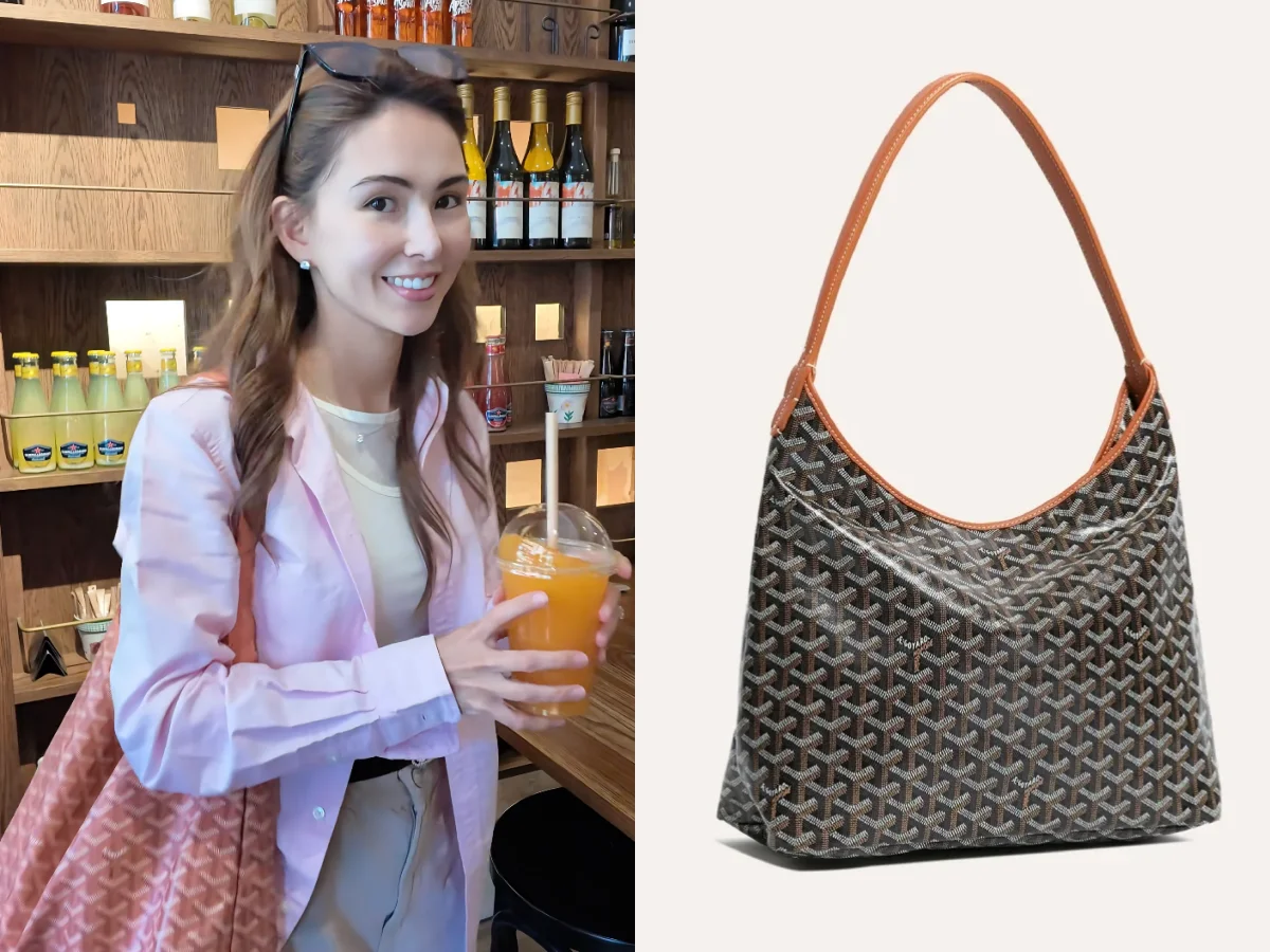 李怡貞開箱MOYNAT HOBO BAG