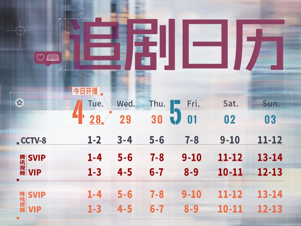 《愛情沒有神話》追劇日曆