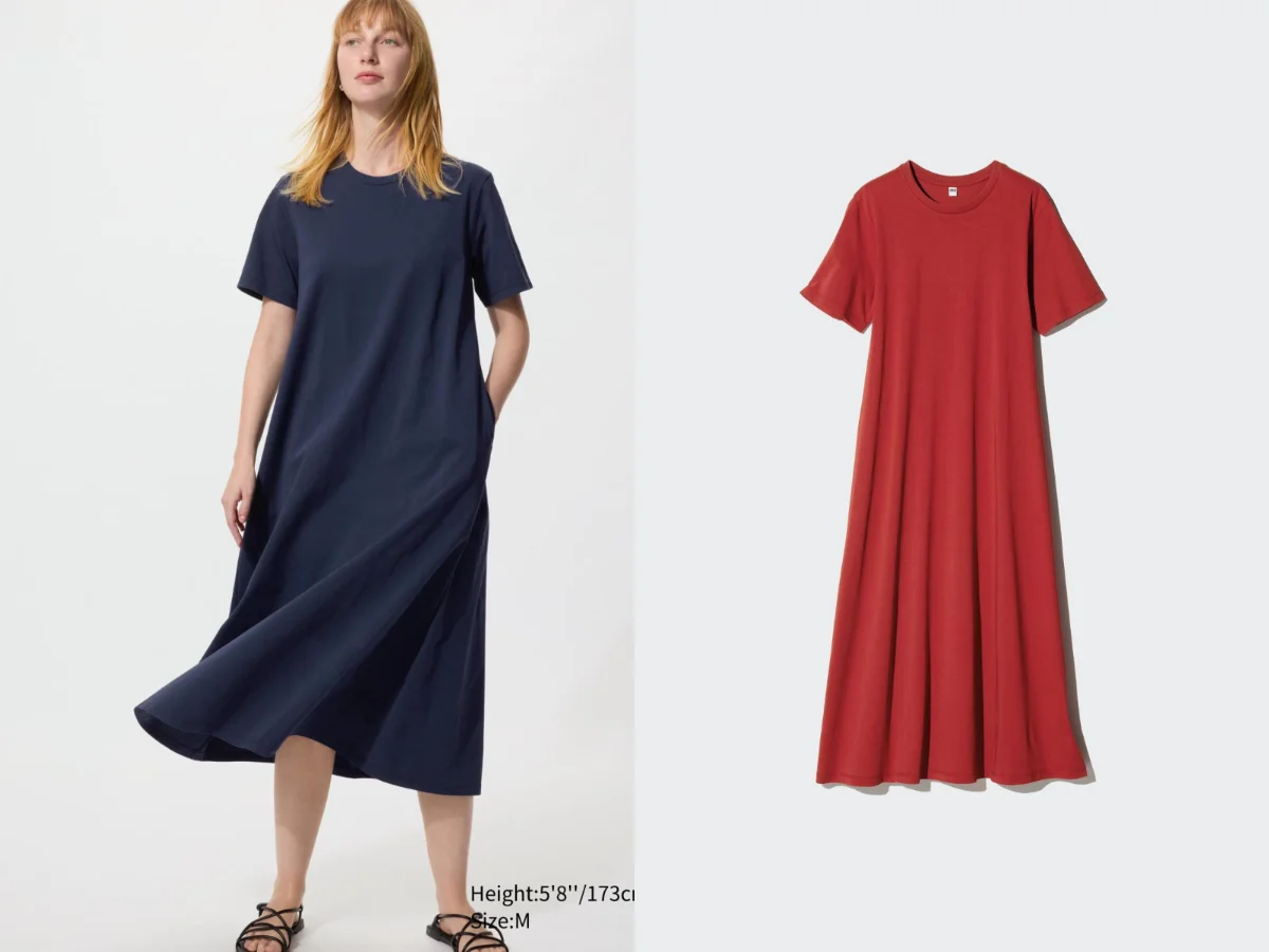 UNIQLO AIRism棉質洋裝，NT.790&rarr;特價NT.590