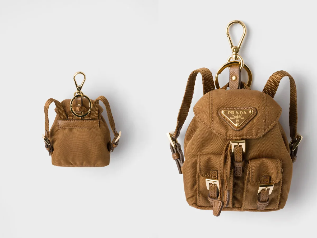 PRADA 經典迷你 Re-Nylon 手袋吊飾連鑰匙扣，NT.33,000