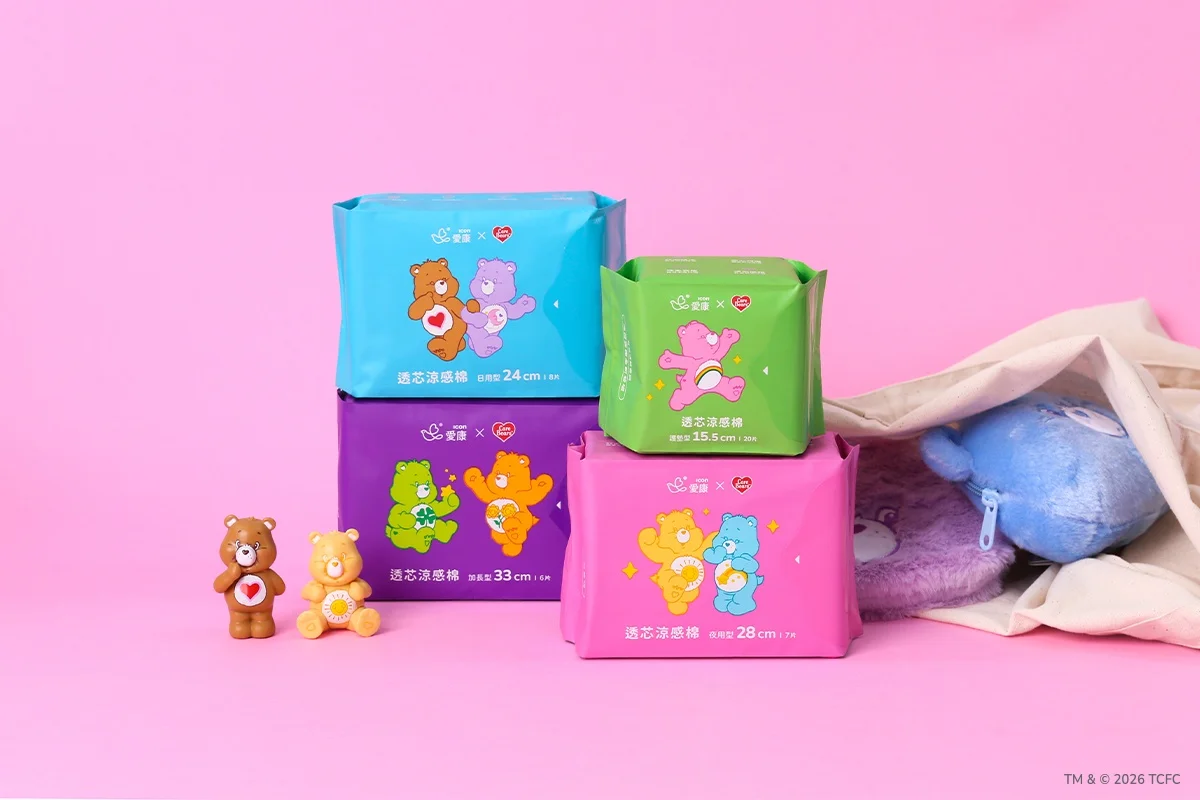 batch_愛康 × Care Bears聯名上市_透芯涼感棉 Care Bears 聯名款 batch_愛康 × Care Bears聯名上市_透芯涼感棉 Care Bears 聯名款
