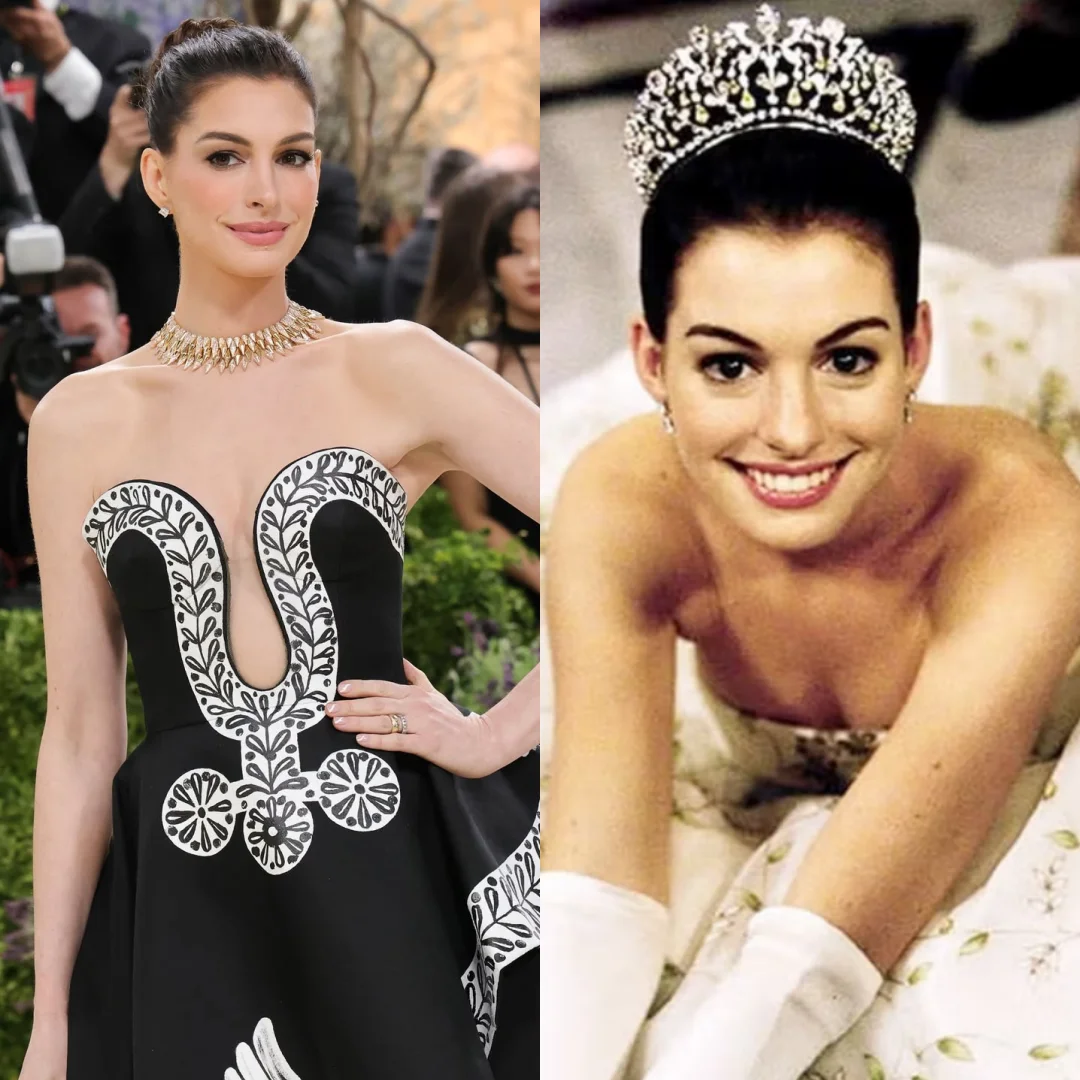 安海瑟薇 Met Gala 造型有如《麻雀變公主》回憶殺!MK訂製服藏玄機,同款牛仔褲找到了