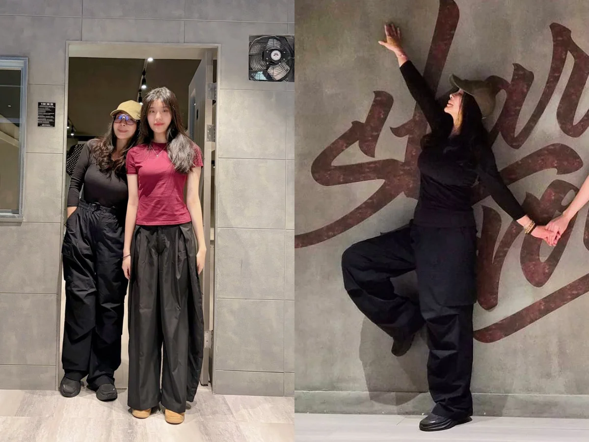 陳美鳳黑球鞋穿搭