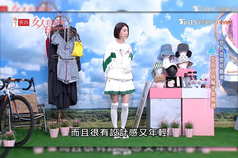 宋米秦分享戶外活動必備單品！韓系高爾夫球裝打球不再土！髮箍式棒球帽馬尾友善超時髦！