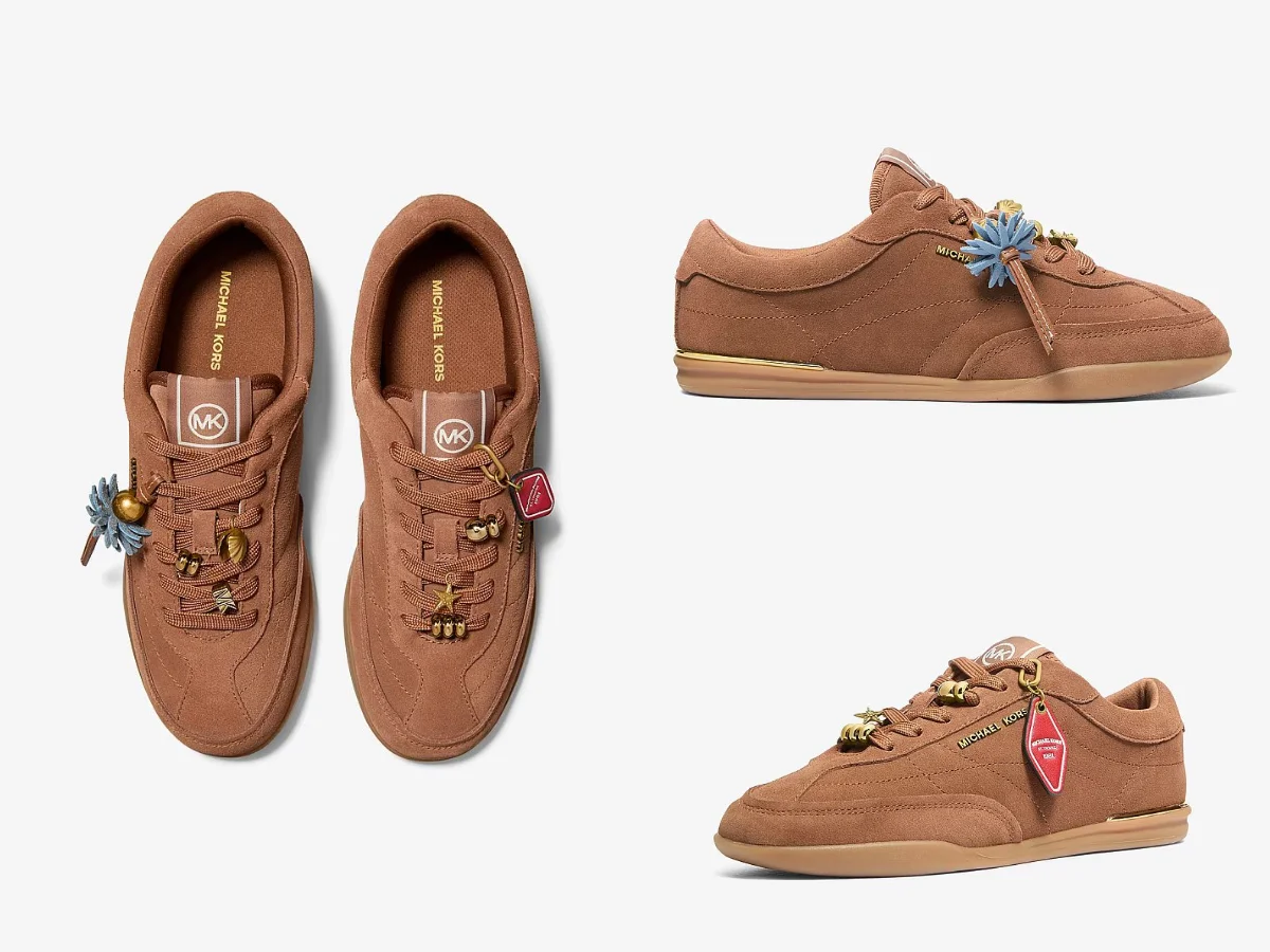 Michael Kors Nolan Embellished Suede Sneaker，NT.9,700