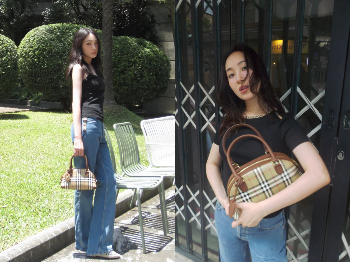 許路兒、Lily都在拿的Burberry格紋包：從飯盒包到波士頓包經典不敗