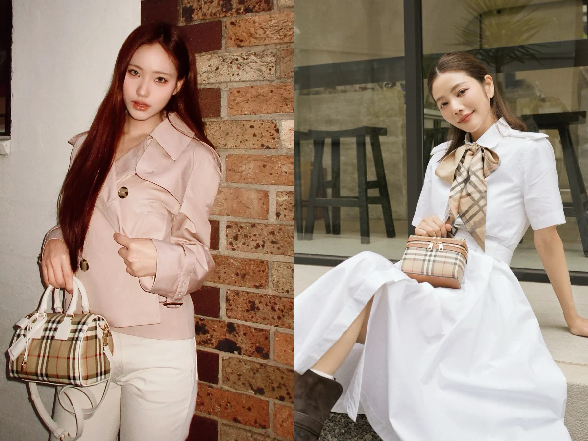 許路兒、Lily都在拿的Burberry格紋包:從飯盒包到波士頓包經典不敗