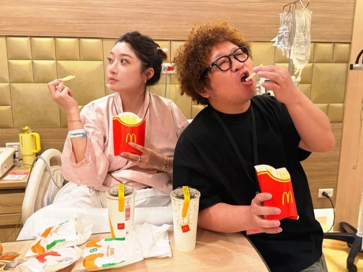 納豆全程陪伴依依生產