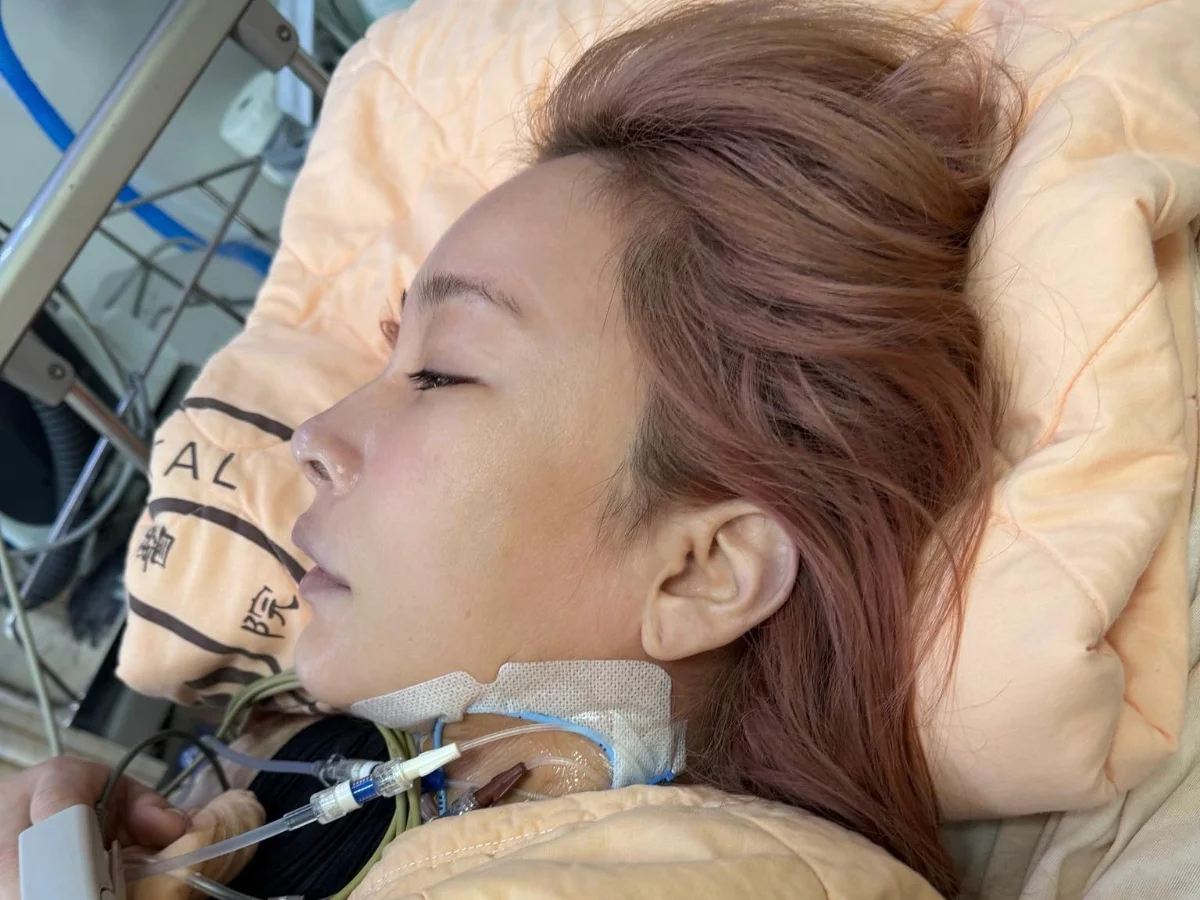 温嵐因敗血症引發休克，所幸終於好轉