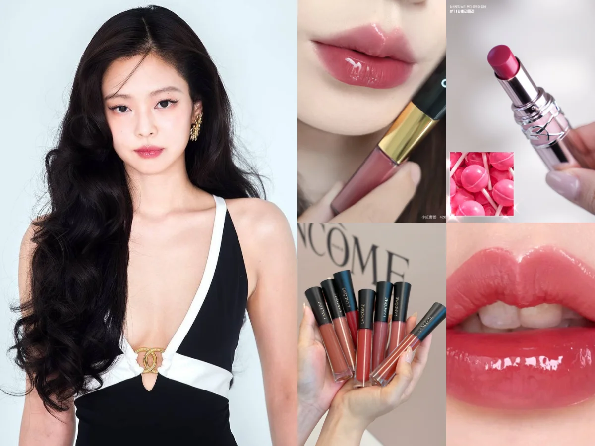 Jennie香奈兒大秀妝容封神！90年代「港風紅唇」美瘋，5款相似色號一次看！