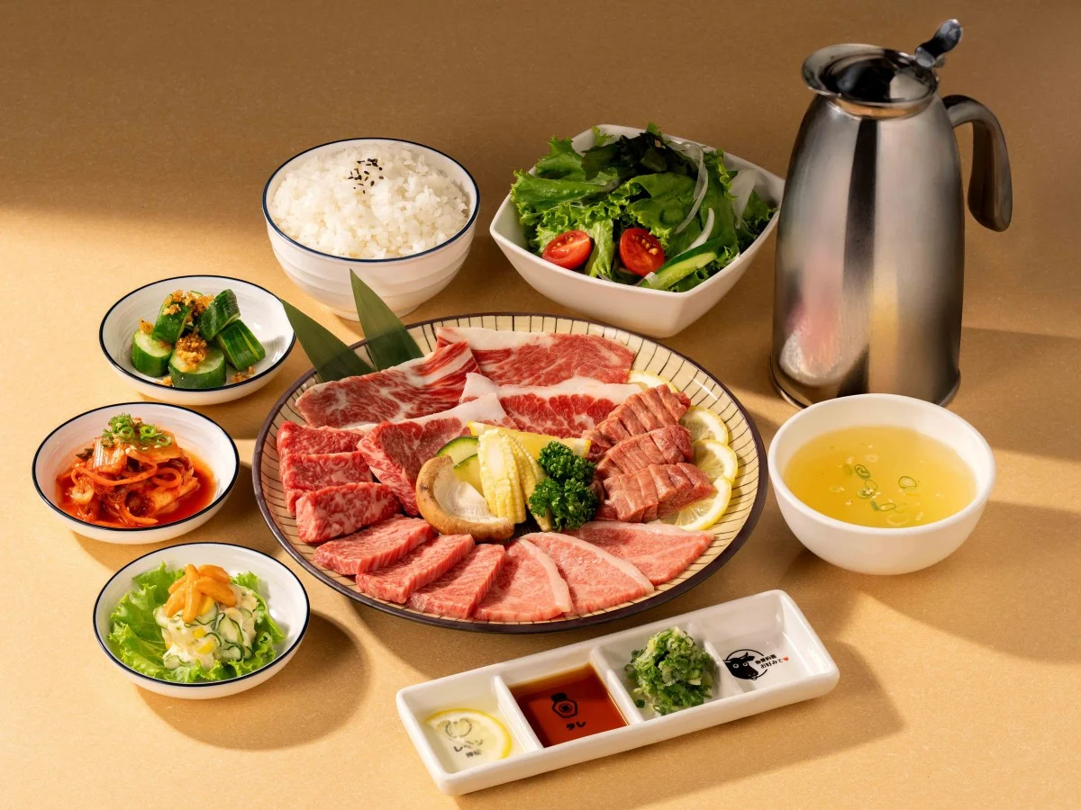 乾杯商業午餐「和牛全明星五種盛合」