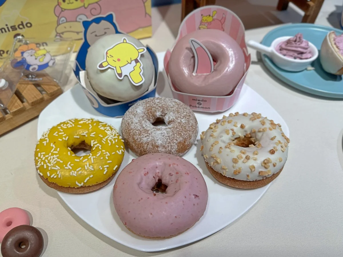 Mister Donut寶可夢聯名｜第2彈卡比獸、呆呆獸造型甜甜圈3