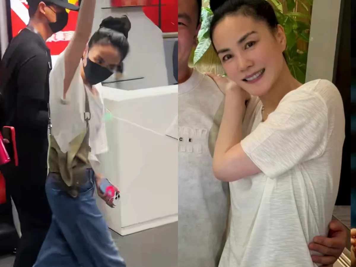 王菲現身謝霆鋒演唱會！低調穿搭有品味