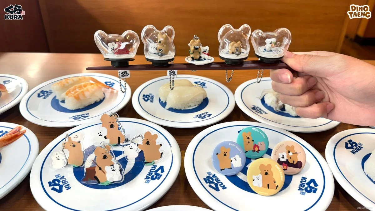 藏壽司&times;DINOTAENG聯名13扭蛋！短尾矮袋鼠毛毯、提袋等周邊必收