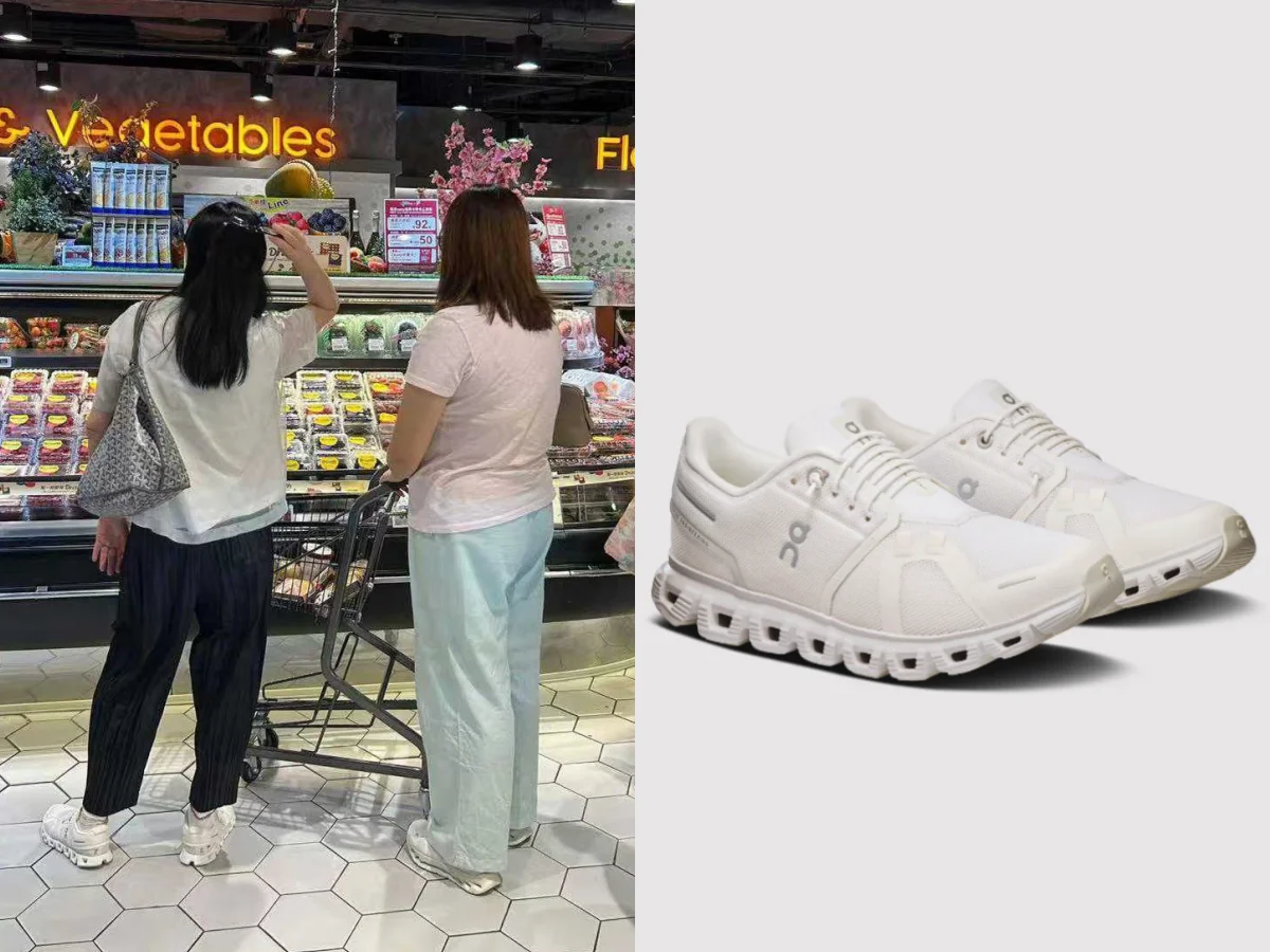 劉德華老婆朱麗蒨背GOYARD 穿ON