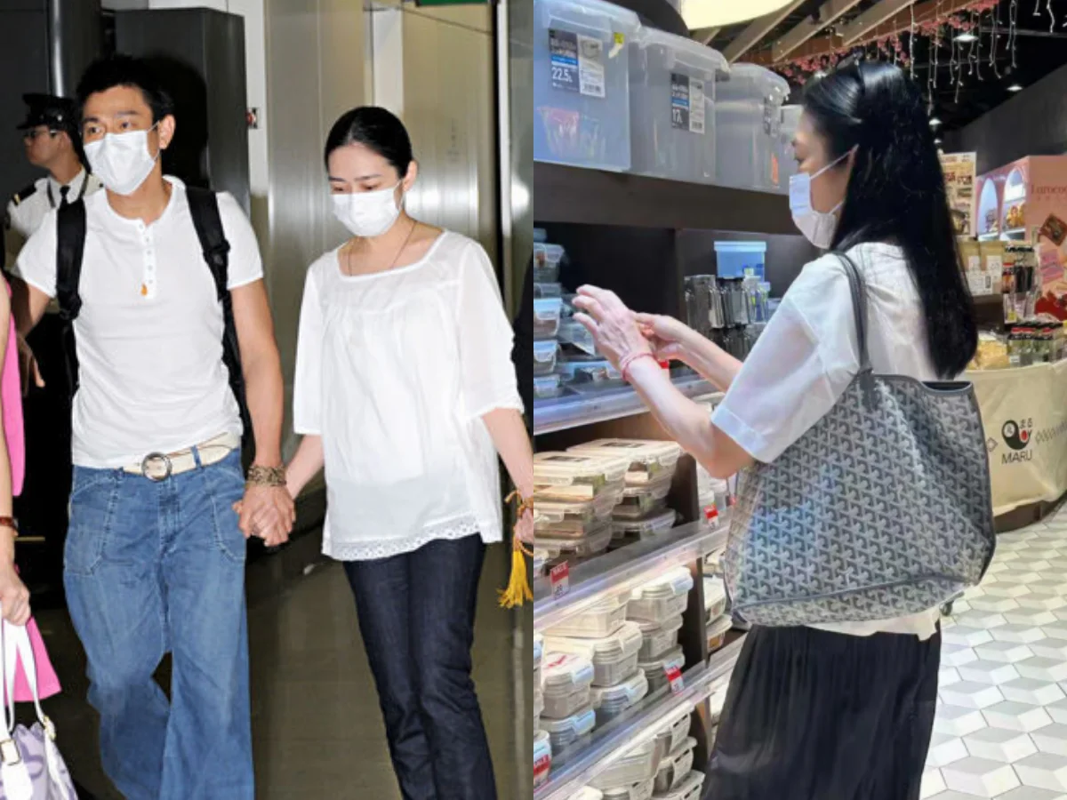 劉德華老婆朱麗蒨低調逛超市「這細節」確認是本尊！揹Goyard、踩On小白鞋氣質滿分
