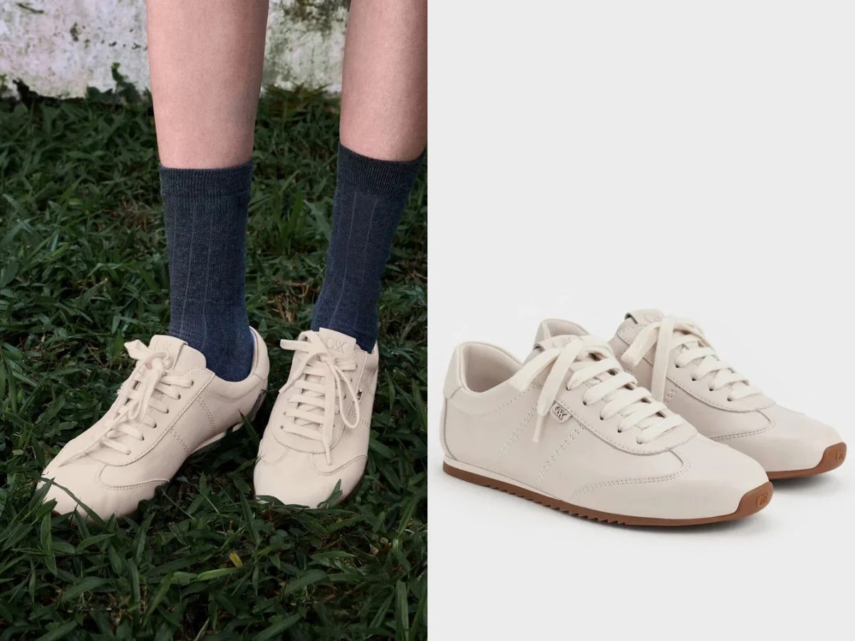 CHARLES & KEITH Jace真皮休閒鞋，NT.2,990