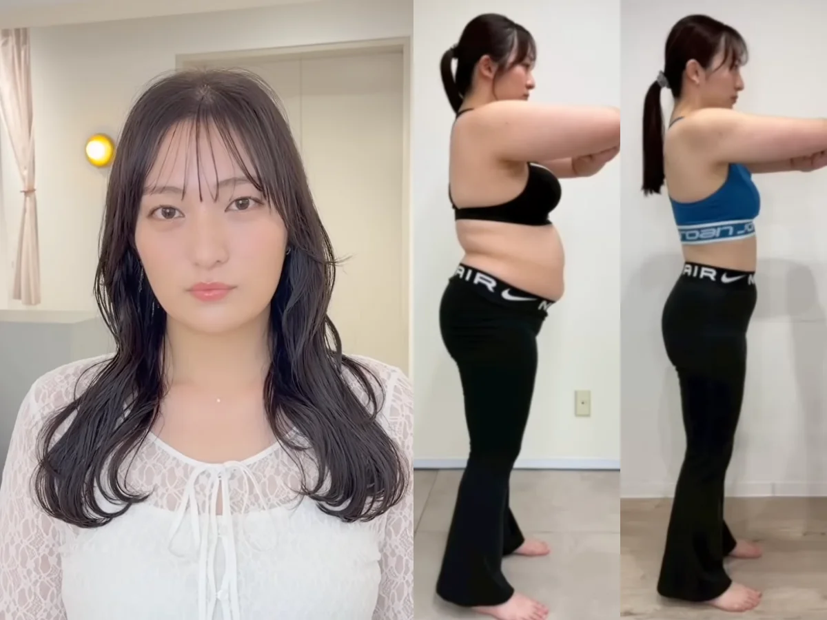 一年狂減23公斤後「判若兩人」！日女86→63kg逆襲成功，美到像重生！