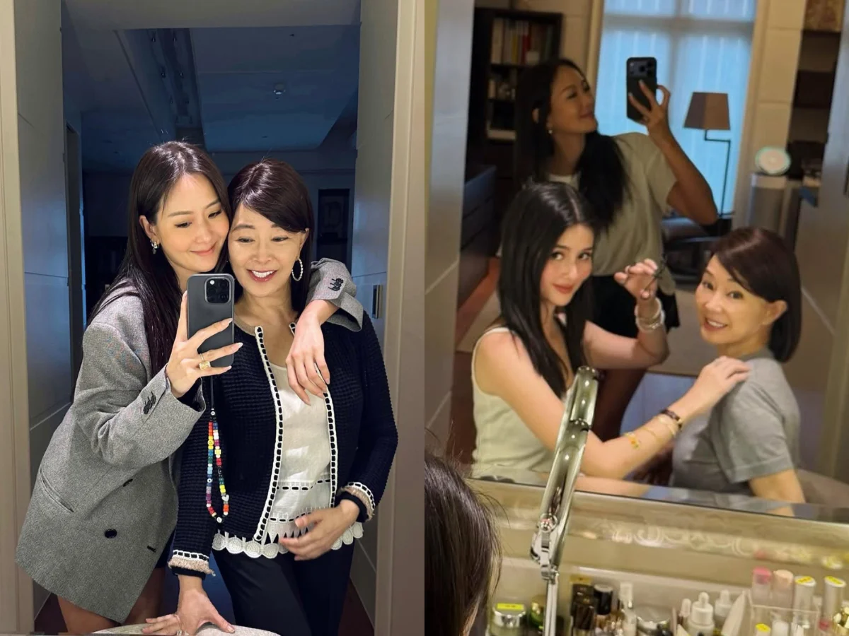 71歲何念慈狀態曝光！孫芸芸母女三代合照掀熱議，熟齡造型優雅又高級