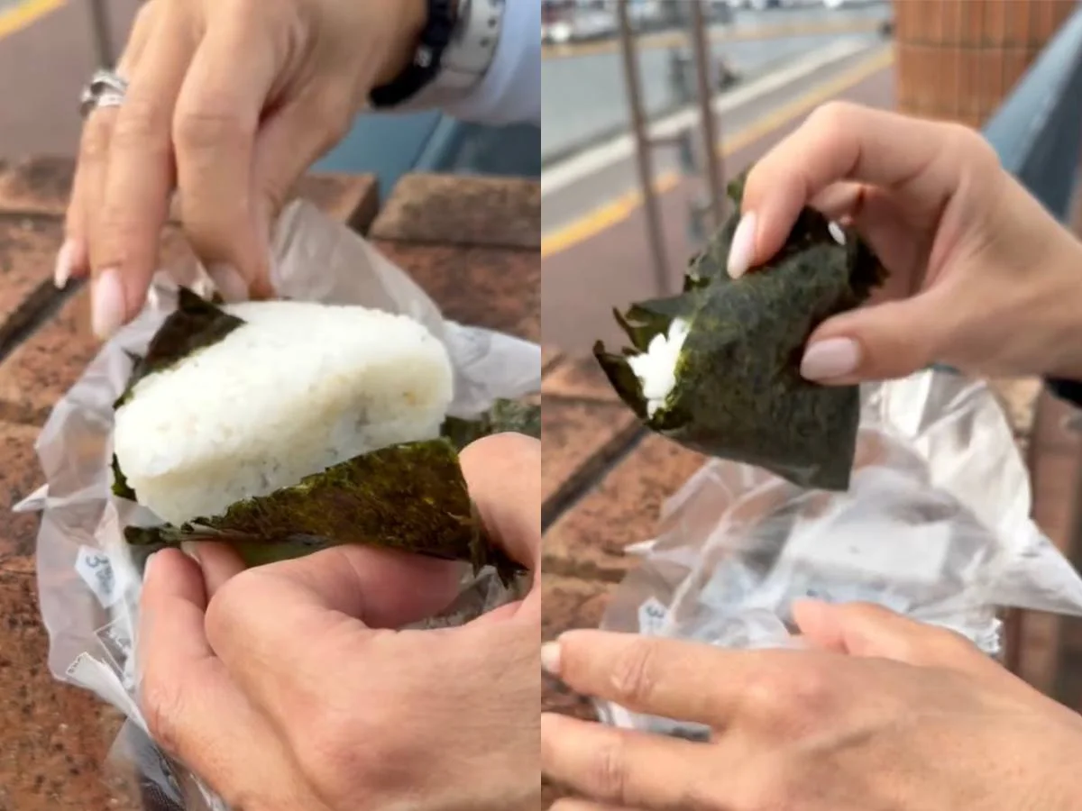 超商飯糰怎麼開？外國人「暴力拆解」讓台灣人集體崩潰3