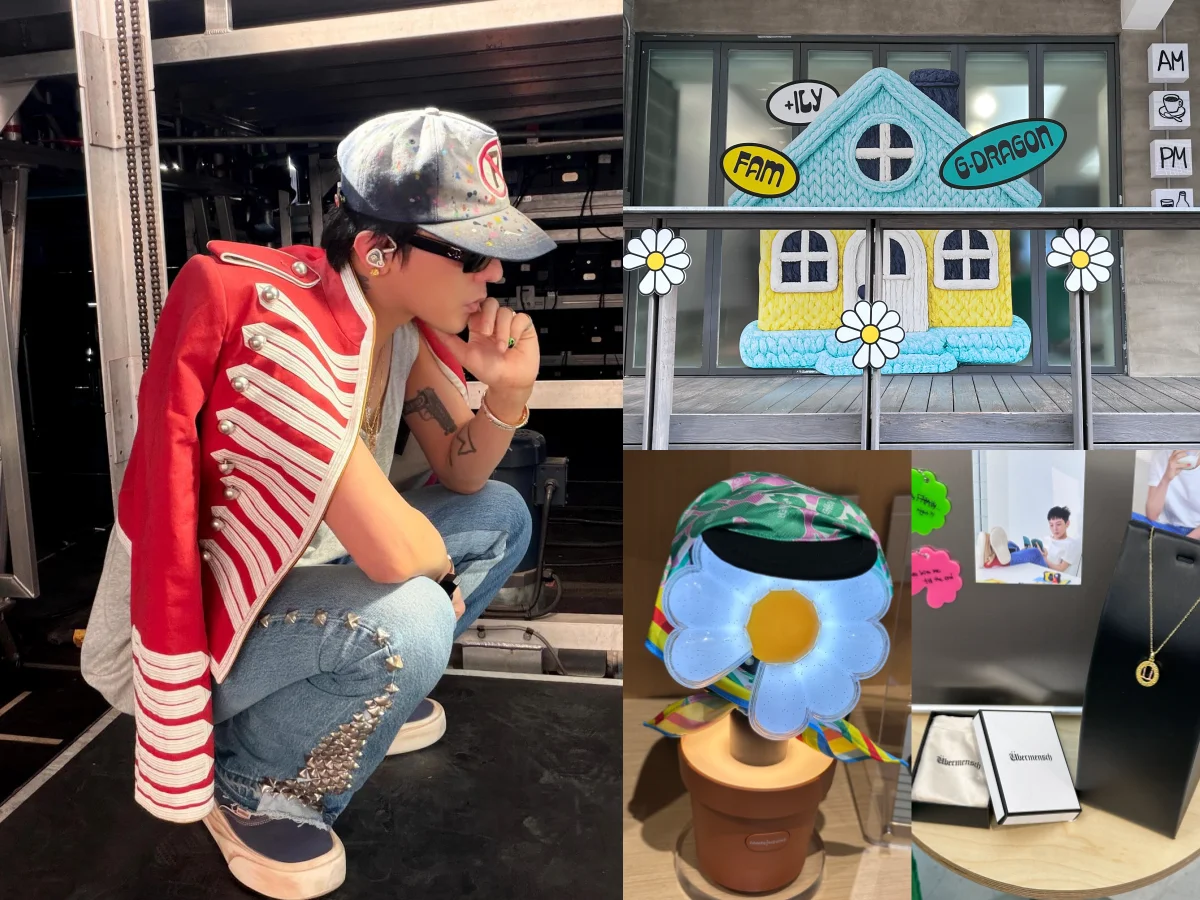 GD快閃店必逛！為FAM打造專屬的家，台北限定粉色項鏈、手寫紙花吊飾、未公開小卡必收