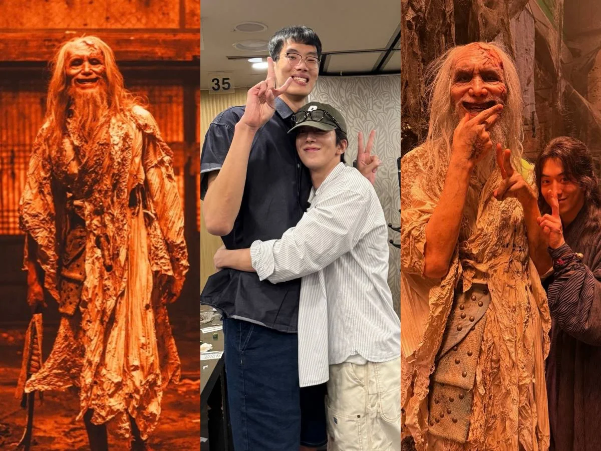 《鬼謎東宮》白髮老人鬼IG超驚人210公分身高曝光！187公分南柱赫在他身邊都「小鳥依人」？