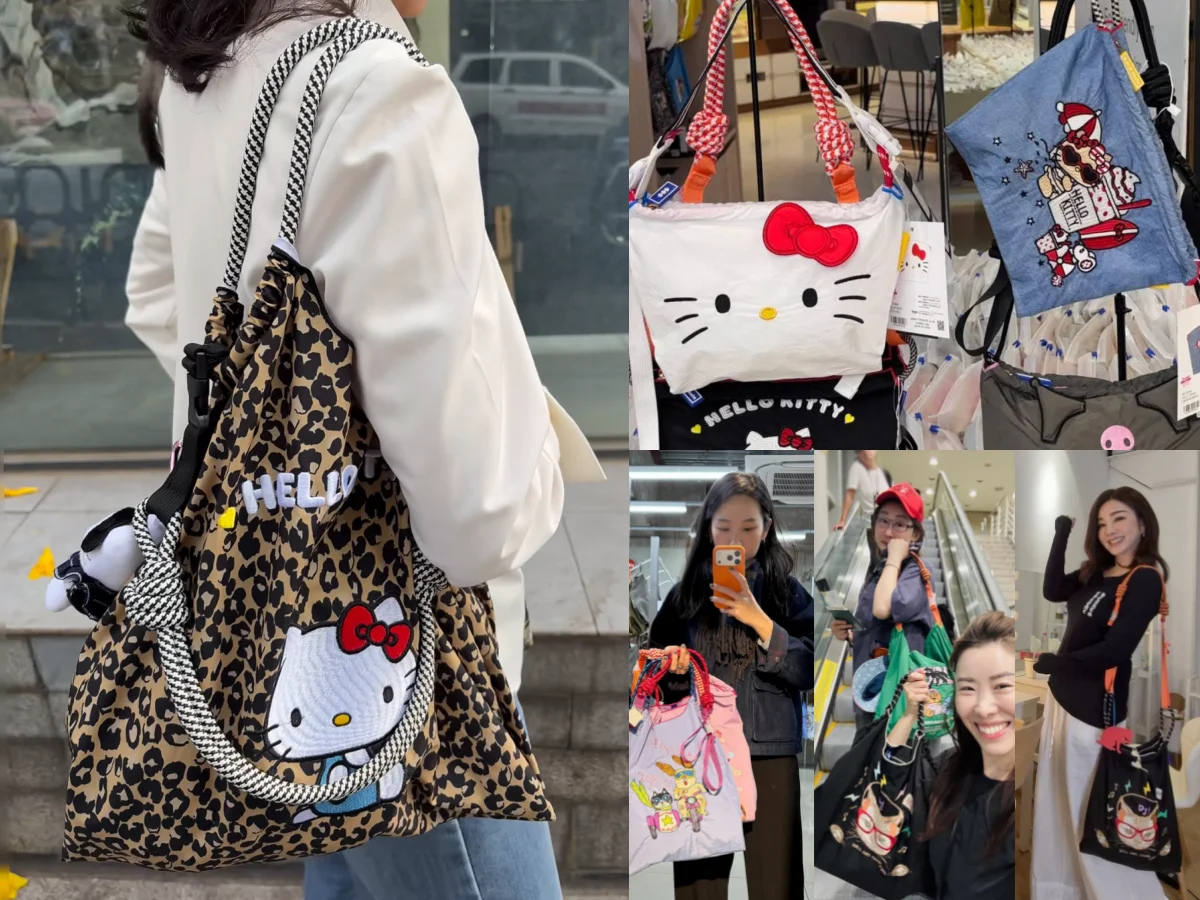 藍心湄、陳美鳳愛用「日本刺繡包」推三麗鷗聯名，代購瘋搶！大耳狗、布丁狗人氣夯
