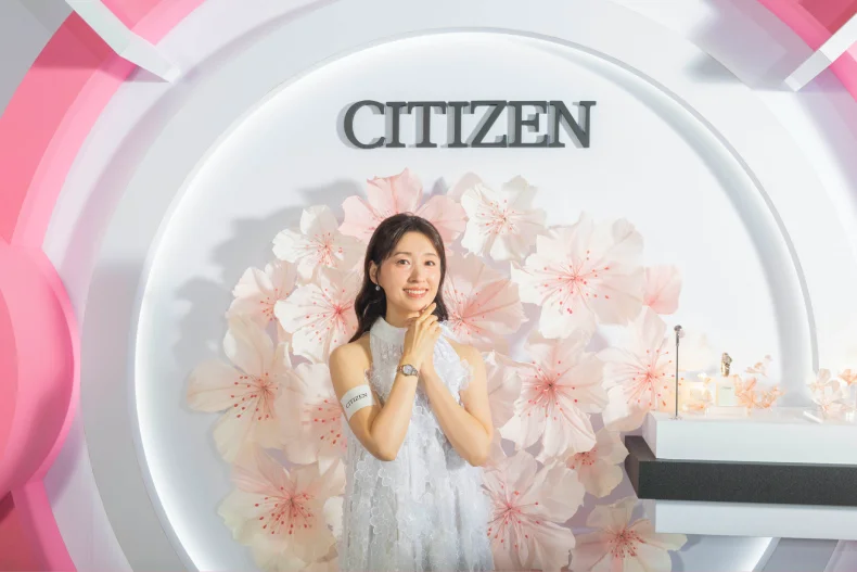 田中千繪任CITIZEN品牌好友七夕前先挑生日禮　選「永不凋零的櫻花」感受浪漫