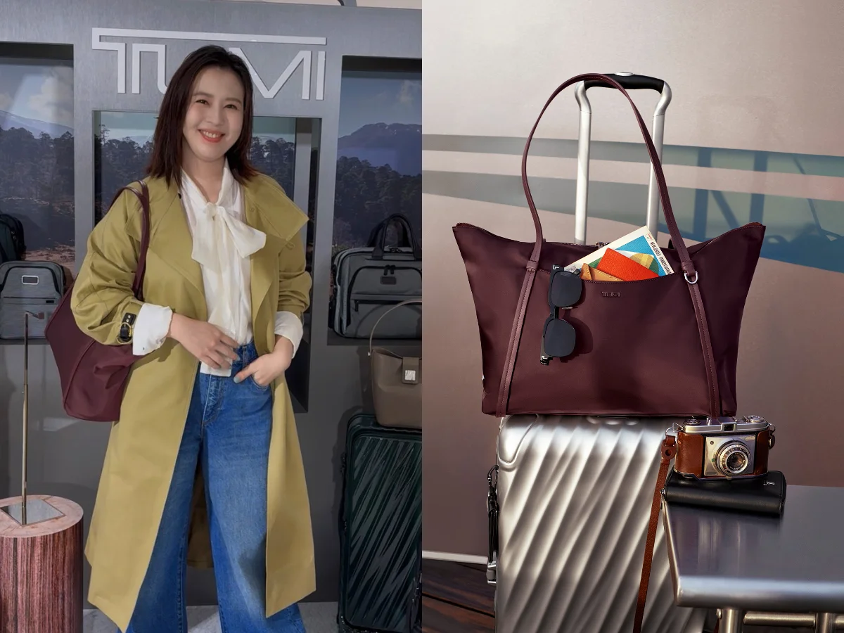 劉品言：當媽後「買包品味」變了！大推TUMI「超能裝托特包」：完全命中女生們需求