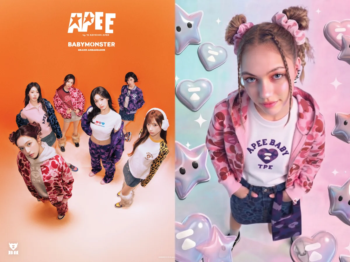 APEE中山快閃店登場！BABYMONSTER秋冬同款、滿額贈、台北限定迷彩系列必收