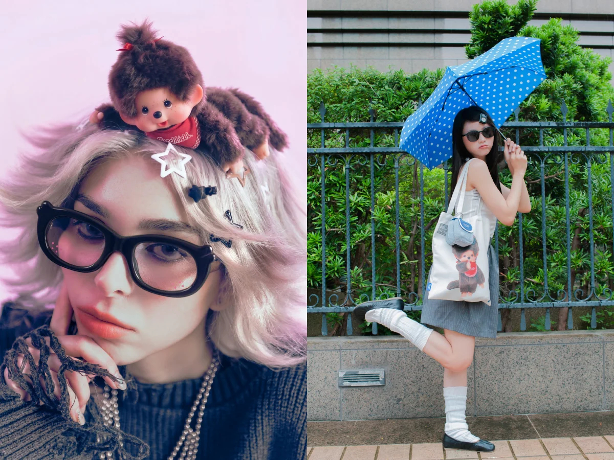 Monchhichi x KlassiC.聯名墨鏡萌翻！折疊墨鏡藏細節、帆布托特包必收