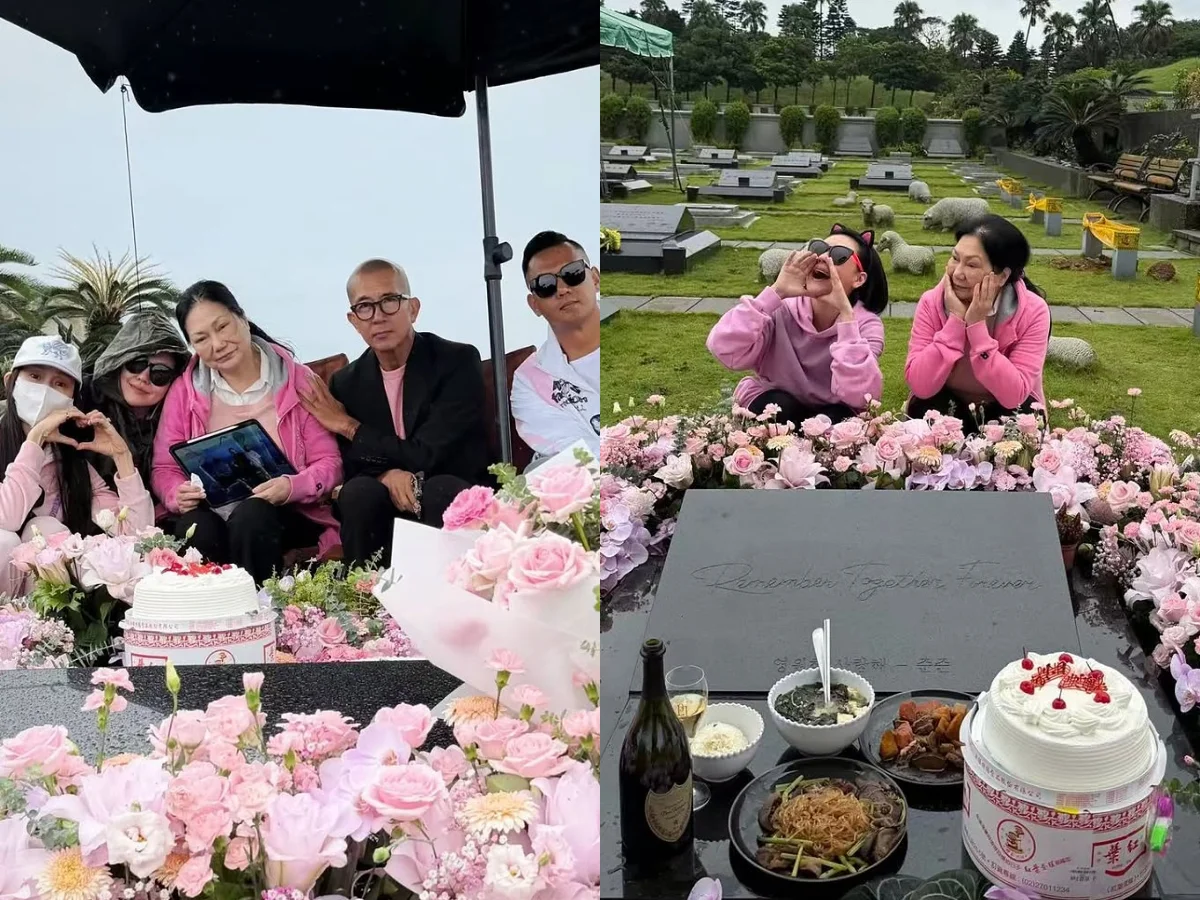 具俊曄現身大S墓前度過愛妻冥誕！S媽、黑人、范范齊聚墓園，小S嘆：明年我就比她大了...