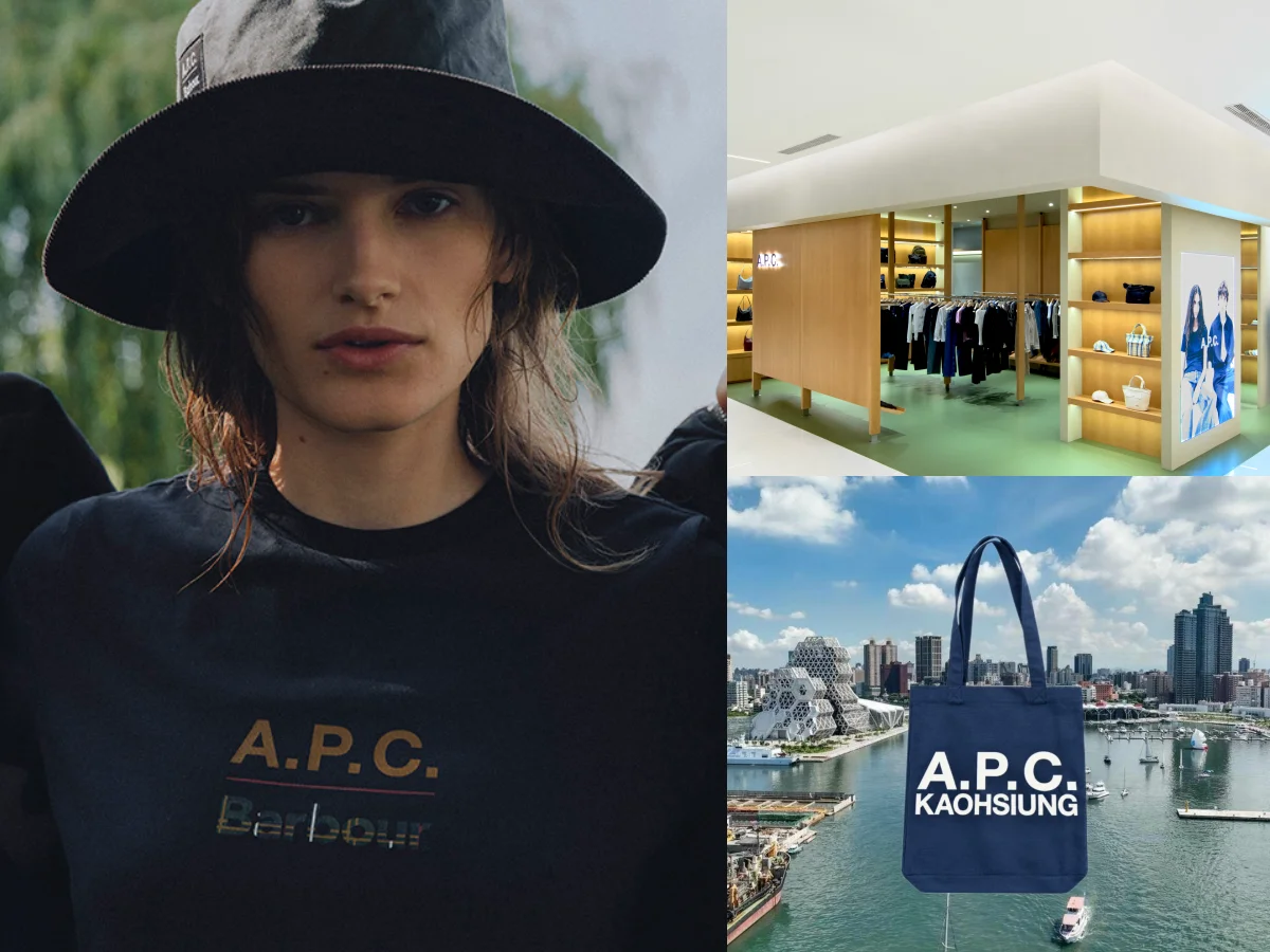 Barbour × A.P.C.聯名英倫x法式美學碰撞！A.P.C. 高雄開幕限定托特包要收藏