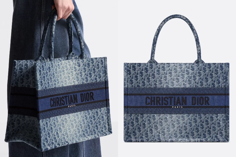 DIOR秋季系列推出新款牛仔BOOK TOTE