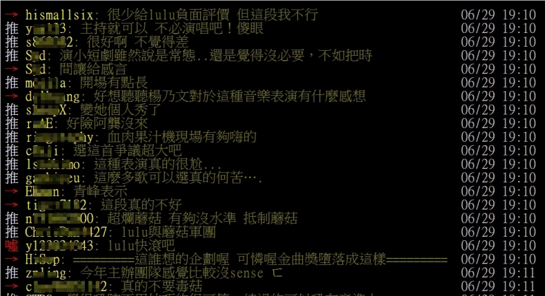 金曲35/主持人LuLu用超夯兒歌《蘑菇濃湯》作為金曲開場歌曲網友罵翻