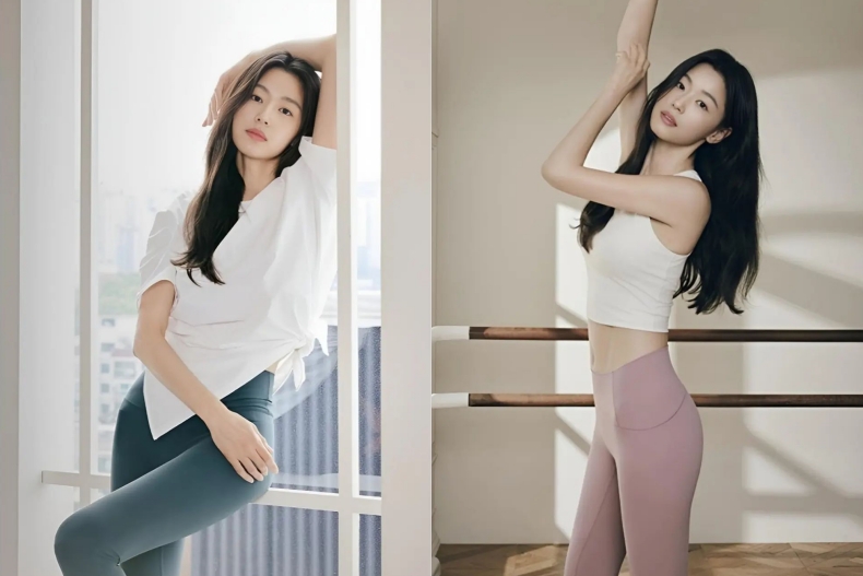 全智賢穿「平價版Luluemon」辣秀好身材 全智賢穿「平價版Lululemon」辣秀好身材!曾靠雞肉奶昔狂瘦10kg,好身材6秘訣公開