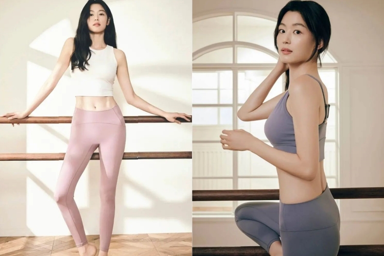 全智賢好身材秘訣:跑步機自律訓練 全智賢穿「平價版Lululemon」辣秀好身材!曾靠雞肉奶昔狂瘦10kg,好身材6秘訣公開