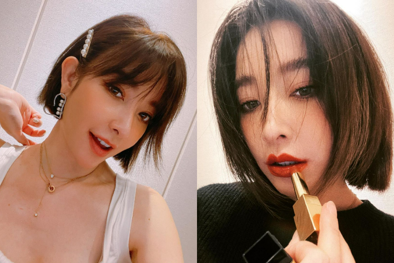 許維恩│齊短髮x焦糖棕髮色 【齊短髮】剪髮新趨勢!10女星「一刀切」無層次短髮範本