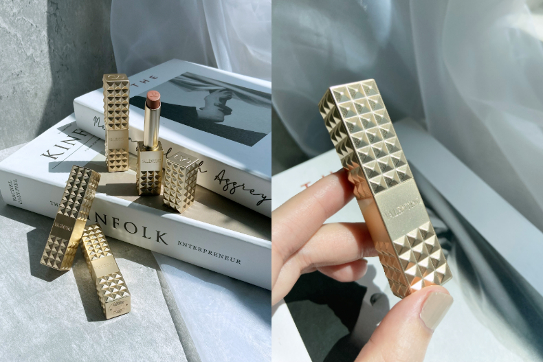 VALENTINO高訂鉚釘唇膏 2024精品唇膏美到天花板!DIOR、CELINE、VALENTINO鉚釘唇膏極美唇色想包色全收