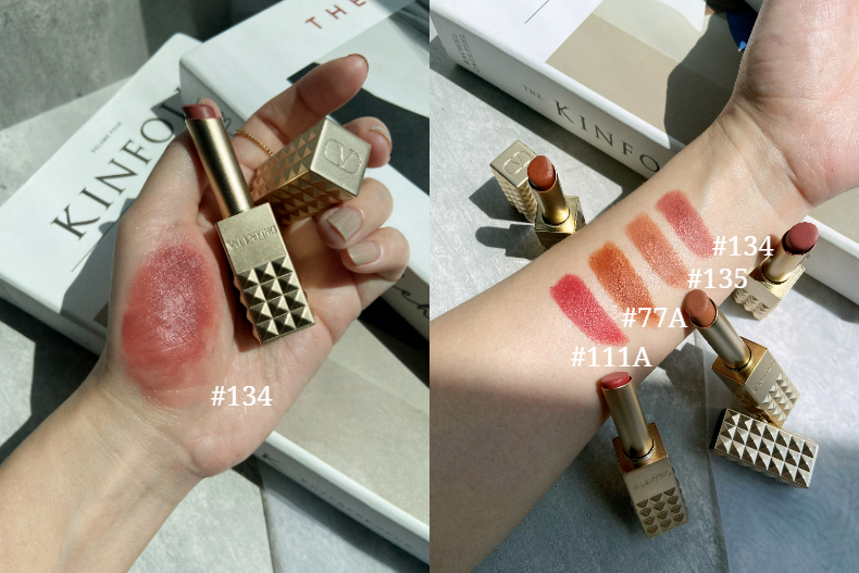 VALENTINO高訂鉚釘唇膏 2024精品唇膏美到天花板!DIOR、CELINE、VALENTINO鉚釘唇膏極美唇色想包色全收