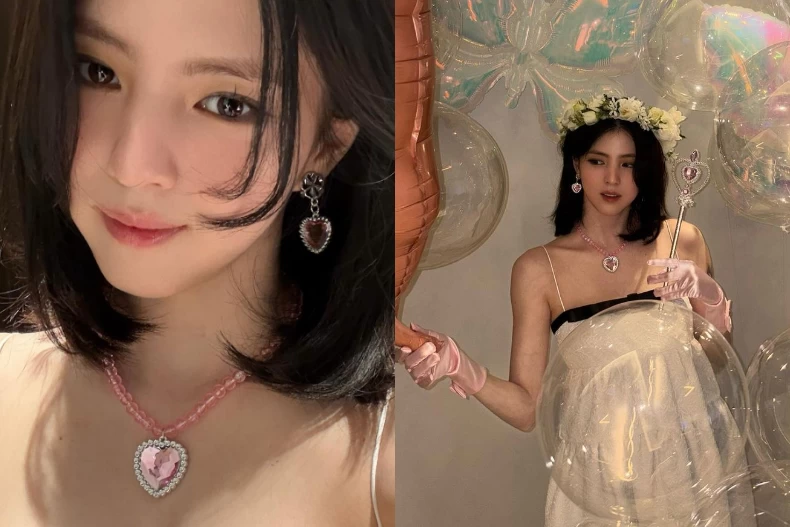 反差萌太可愛！馬東石「粉紅慶生趴」戴公主皇冠，大創銅板價皇冠太妍、韓韶禧也愛