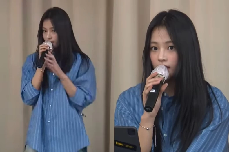 New Jeans記者會穿搭：Minji