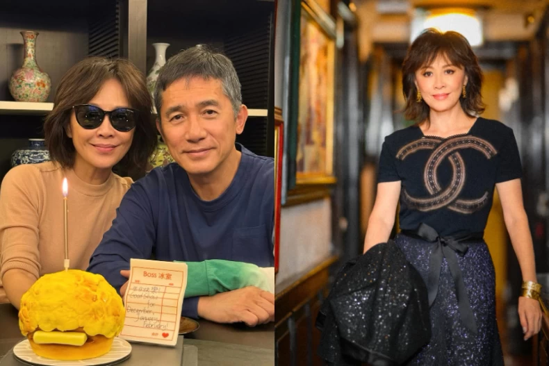 劉嘉玲、梁朝偉穿牛仔褲去看秀！Dior秀場雙手緊牽放閃，寵夫大讚：他穿每套都好看
