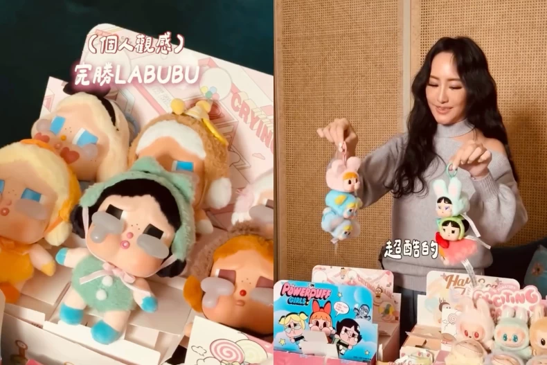 關穎包包掛件「哭娃」完勝LABBUBU?