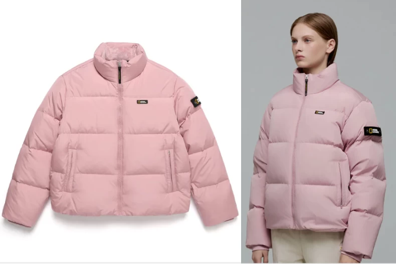 玫瑰色羽絨外套推薦:National Geographic Apparel