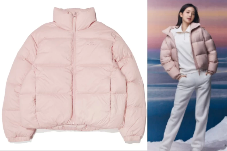 玫瑰色羽絨外套推薦:EIDER