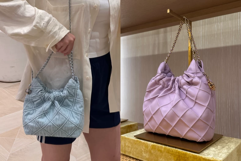 香奈兒25包輕奢版找到!Tory Burch「抽繩包」爆紅,價格1/10就能擁有