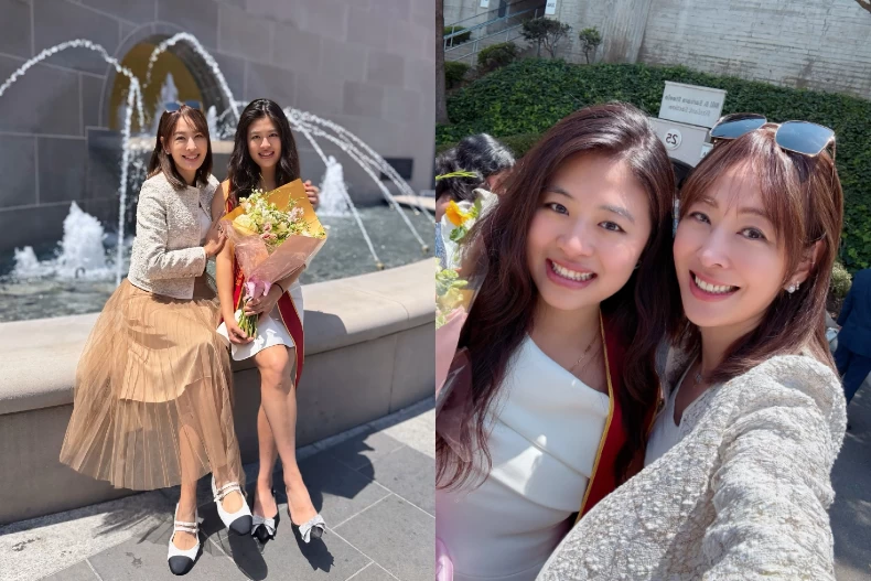 前主播曬美國「學霸女兒」太美了!ON跑鞋、小雛菊⋯掌握留學生穿搭必關注品牌!