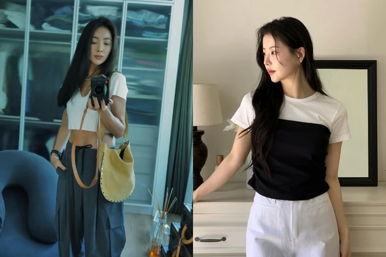 T恤怎麼穿出高級感？裘莉、舒淇靠1招穿出女人味，繫上皮帶視覺秒-5公斤