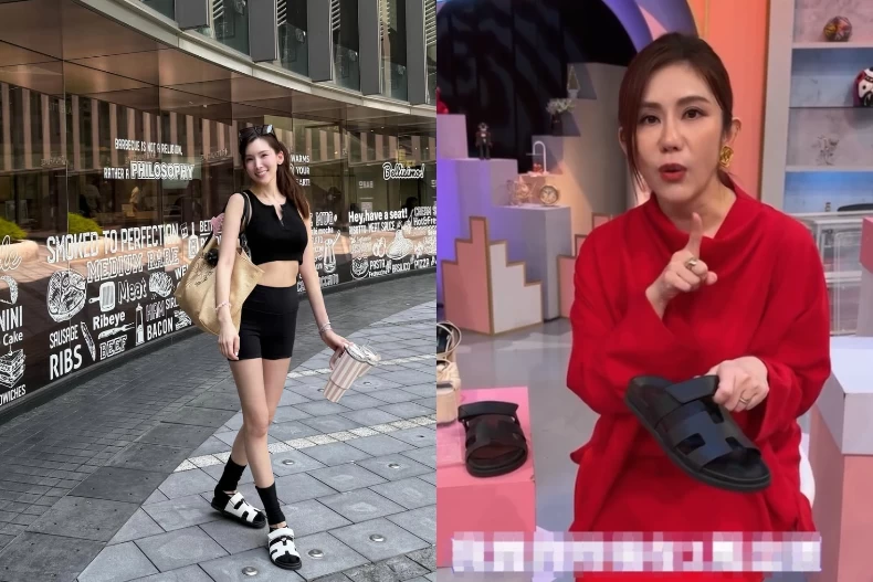 郭富城辣妻挺孕肚也要穿！方媛愛馬仕Oasis涼鞋成焦點，最實穿配貨鞋買了也值得
